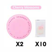 24 件全新持久香薰疗法空气清新剂，附赠额外礼品盒，固体香薰盘，适用于家庭、汽车、浴室、卧室、壁橱和厕所 - 纸香味（粉色 - 樱花、紫色 - 薰衣草、黄色 - 桂花、绿色 - 茉莉，打开香薰盘包装即可使用） - 花香 - 查看 19