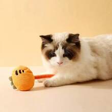 1 件全新猫咬咬玩具，自娱猫棒，带猫咪，小猫出牙玩具，宠物适用 - 彩色 - 查看 3