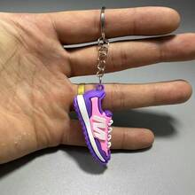 1pc Multi-Color Cartoon Basketball Shoe Keychain, Creative 3D Shoes Keyring, Wholesale For Men, Everyday Use School Letter Car Accessories Cute Goth Y2k Christmas Gift Ideas Bag Accessories Lanyards With Id Holder Car Accessories Bag Charms Car Accessories Teacher Friend Sister - Multicolor - View 12