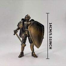 1pc- Medieval Knights Legion, Full Body Multi-Jointed Movable Figure, Armor Mech Warrior SamuraiLegion Building Block Action Figure For GamerEnthusiasts,Multiple Stvles To Choose From. Comes WithComplete Weapon Set.It Is A Great Gift For DesktopDecoration.Suitable For Home And Office Decoration.Holiday Gift - Multicolor - View 3