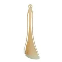 1 pezzo Utensile da massaggio Gua Sha per il viso da donna, tavoletta di massaggio a forma di corno di bue simulato per il corpo intero, massaggiatore di agopressione dei meridiani