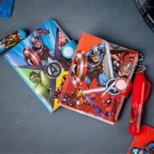 Disney 1/2 buc Caiet cu desene animate Disney, Caiet pentru studenți, Caiet Marvel Set cu pix, Papetărie cu pandantiv, Carte de materiale, Blocnotes, Papetărie școlară, Premii pentru studenți, Blocnotes pentru petreceri, Rechizite de papetărie școlară, Specific biroului, Pix pentru examen