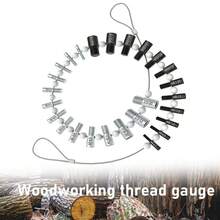 Bolt Nut Screw Thread Checker Set Inch Metric Gauge Measuring Inspection Tool