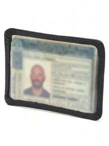 Carteira Masculina Grande Couro Elegante Porta Cartões Porta Documentos Porta Moedas Lançamento - Preto - Visão 6