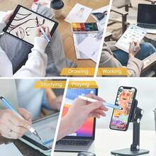 1 Pack Of Stylus Pen, Universal 2 In 1 Stylus Pen, For IPad, Compatible With IPhone, IPad, Android, Microsoft Tablet Mobile Phone, Surface, [5 Pack] - Blue, Pink, Purple - 藍色 - 查看 5