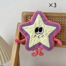 1pc/3pcs Dopamine Star Cartoon Towel, Cute Star Dishcloth, Polyester, Soft & Absorbent, Modern Style, Cartoon Pattern | Kitchen And Bathroom Towels, For Hand Washing. Back To School Dish Cloths Kitchen Towel