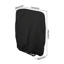 2 piezas Fundas plegables para sillas de exterior - Adecuadas para sillas de cubierta, tumbonas y talla grande, Tela Oxford 210D, Ajuste perfecto para muebles de patio y jardín, Protección, Fácil de limpiar, Uso en todas las estaciones, Fundas para muebles de patio, Fundas de silla con estilo, Fundas con ajuste seguro