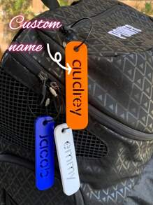 Custom 3D Printed Personalized Keychain - Custom Gift Keychain - Back To School Gift - School Bag - School Bag Label - - Small Gift - Back To School Gift For Boys