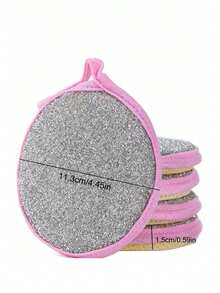 5/10 قطعة إسفنجة تنظيف عشوائية الألوان - إسفنجة مطبخ متينة من البولي يوريثان مع لمعان مقاوم للخدش وسطح منسوج للاستخدام مع الزيوت/الدهون غير اللاصقة والأدوات والأواني والمقالي - تصميم قابل للتكديس مع أربطة مطاطية للتثبيت الآمن أداة تنظيف متعددة الأغراض | تصميم ملائم | بولي يوريثان متين