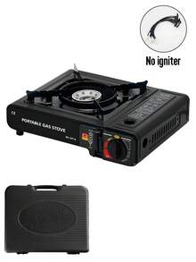 黑色便携式户外野营炉迷你火锅燃烧器，一体式（不含点火装置） - 彩色 - 查看 3