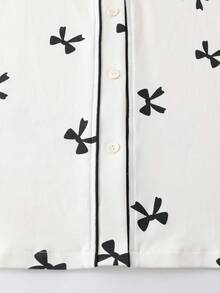 两件套女士睡衣套装，V领长袖上衣和长裤，柔软舒适，适合春秋季和秋冬季穿着。 - 米色 - 查看 7