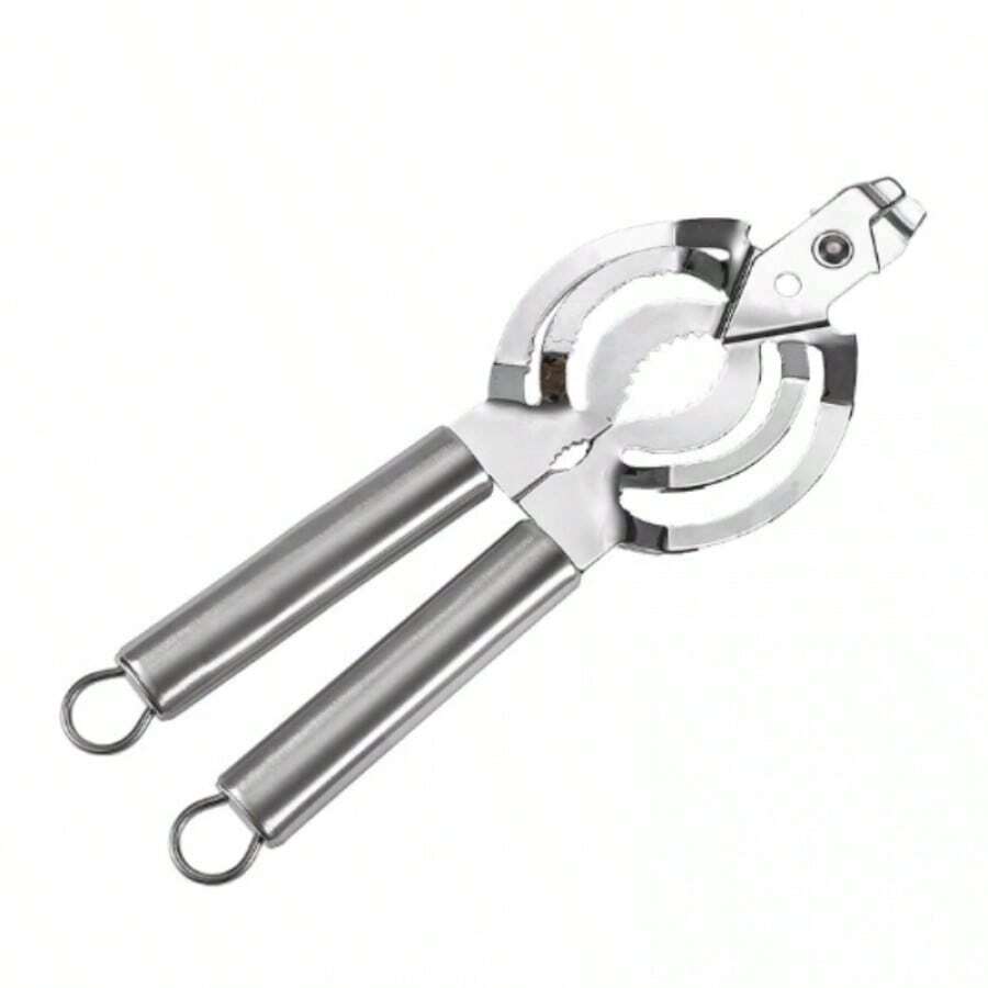 Bottle Opener With Tube Handle - Silver - View 1