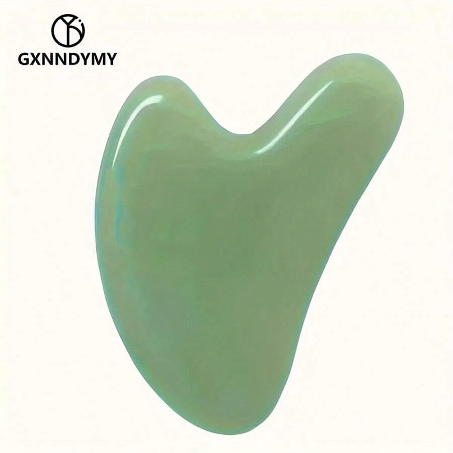 Guasha Facial Massage Tool - Anti Allergic, Battery Free Scraping Board, Suitable For Face, Neck, Back, Hands And Feet - 綠色 - 查看 1