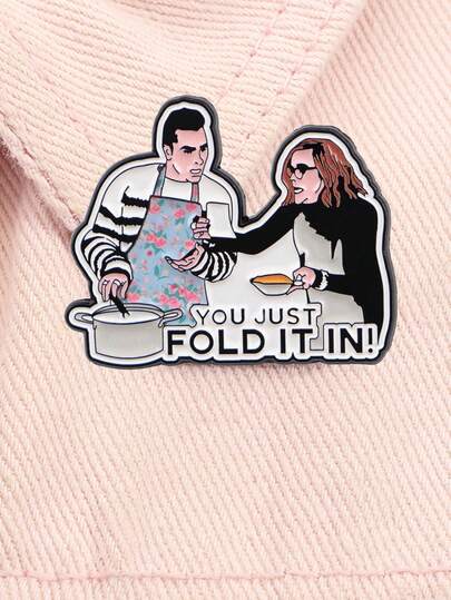 1PC Humorous Art Enamel Pin Quotes Brooch Pines Lapel Pins Badge On Backpack Clothing Accessories Fashion Jewelry Friends Gifts