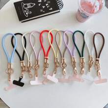 Original Liquid Silicone Wrist Strap For  Mobile Phone Lanyards Clip Snap Key Chains