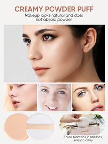 二合一气垫BB霜 - 天然遮瑕，防水防汗，柔和哑光效果，适合所有肤色 - 彩色 - 查看 4