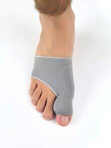 2 片凝胶垫：夜间和家用足部护理工具 - 适合男士和女士 - 仅可手洗 - 适合跑步者 - 易于佩戴 - 由莱卡（氨纶）制成 - 灰色 - 查看 5