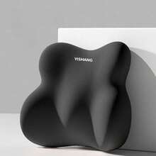 1 件装柔软腰枕，适用于驾驶座椅，泡沫腰枕，用于下背部腰部支撑垫，椅子，办公椅，椅垫，座垫，办公室装饰，房间装饰 - 彩色 - 查看 3