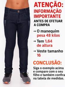 Calça  Masculina infantil juvenil para menino  do 10 ao 16 Lançamento