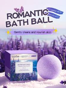 100g Rose Scented Bath Salts, Bath Bombs, Fragrant & Stress Relieving, Moisturizing For Body, Perfect Romantic Gift For Valentine's Day Or Christmas