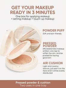 二合一气垫BB霜 - 天然遮瑕，防水防汗，柔和哑光效果，适合所有肤色 - 彩色 - 查看 2