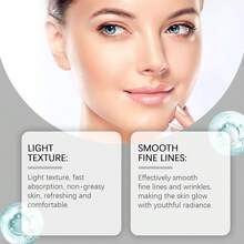 Hoygi Collagen Lifting Firming Smooth Wrinkles Cream Moisturizing Fade Fine Lines Anti Aging Brighten Repair Tighten Beauty Skin Care Products - 藍白色 - 查看 7