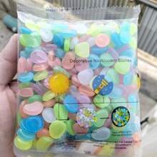 2025 Best-Selling New 50/100/200pcs Colorful Luminous Pebbles, Bright Glow Stones For Aquarium Landscaping/ Road Decoration Glowing Pebbles