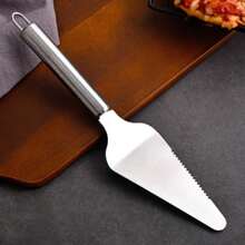 Cake Server With Round Tube Handle - Silver - View 3