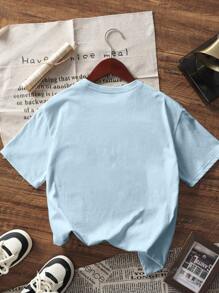 New Soft & Versatile Women Summer Casual Loose Fit Round Neck Breathable Fruit Print T-Shirt