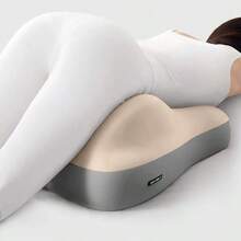 High-End Memory Foam Multifunctional Pillow,Lumbar Support ,For Outdoor Camping, Office Cushions,Home Bedding Essentials - 淺灰色 - 查看 1