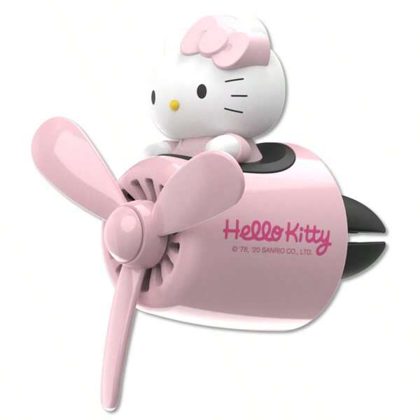 Sanrio Aromatizador Veicular HELLO KITTY, Difusor para Ventilação Veicular Cartoon, Fragrância para Casa e Escritório, Aromatizador Veicular Sem Bateria