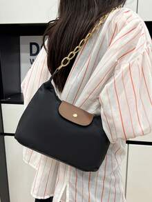 Bolsa de Ombro de Capacidade Grande, Moda, Casual, Trabalho e Escola