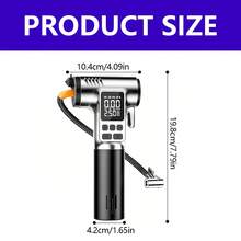 Multipurpose Air Pump Built-In Powerful Motor With 5 Inflation Modes 3 Lighting Modes Window Breaker Seat Belt Cutter The Best Gift For Men - Black - View 10