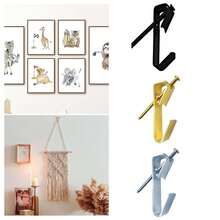 30/50/100 Pound Heavy-Duty Nail Hanging Easel, Hanging Hook, Heavy-Duty Hanging Hardware For Wooden And Drywall, Used For Mirrors, Photo Frames, Clocks, And House Decoration - Multicolor - View 1