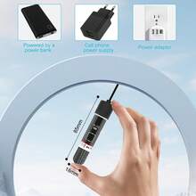 小型水族箱自动恒温加热棒Micro USB恒温迷你加热棒乌龟热带鱼淡水石英防爆