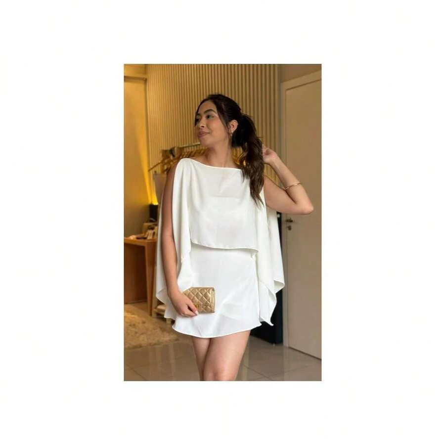 Women's 3-Piece Set Total Elegance – Top + Blouse + Skirt - ANNY - 白色 - 查看 1