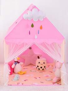 1 pezzo Castello da favola, tenda per bambini, casetta gioco per interni per ragazze, piccola casa per ragazzi, casa da principessa dei sogni, casa gioco a castello, casa dei sogni da principessa, base segreta per giocare
