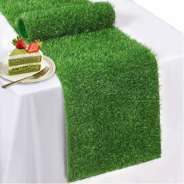 Lush Artificial Grass Mat For Weddings, Birthday Parties And Outdoor Yard Decoration