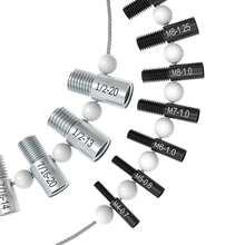 Bolt Nut Screw Thread Checker Set Inch Metric Gauge Measuring Inspection Tool