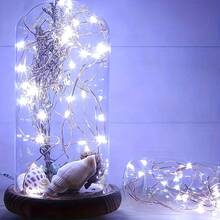 1 cái/7 gói/18 gói Đèn dây LED chạy bằng pin, Đèn cổ tích, Đèn nhấp nháy, Đèn trang trí cho phòng, Bình hoa, Bàn ăn, Đám cưới, Hoa, Tiệc tùng, Lọ thủy tinh, Đèn lồng - ánh sáng trắng - Xem 2