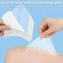 10/40pcs Invisible Thigh Inner Anti Chafing Stickers,Anti-Chafing Thigh Bands,Thigh Tapes Chafe,Transparent Protection Skin Patches For Women's Inner Thighs And Calves For Comfort And Protection - Transparent - View 4