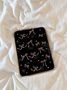 علبة حماية لجهاز اللوحي بشكل نجمة وفيها فيونكة وطبعات من الطرفين، صفيحة خلفية شفافة بلورية دوارة 720 درجة. عازل للسقوط. داعم لميزة النوم والاستيقاظ. مناسب لأجهزة iPad الجيل العاشر، Galaxy Tab S6 Lite 10.4، Galaxy Tab S7/S8، Honor 8. يمكن استخدام قلم رصاص معها - متعدد الألوان - مشاهدة 4