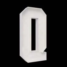 1PC 70cm High A-Z Letters And 0-9 Numbers Balloon Kt Board Frame, Pre-Cut Foam Board, 3D Filled Balloon Model, Suitable For Party Decoration, Diy, Birthday, Anniversary, Anniversary And Wedding Decoration