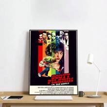 1pc/3PCS Wall Arts Posters Optional Frame Wall Decor,Room Decor Vintage Pop Retro Movie Scott Pilgrim VS The World Poster High Definition Art Waterproof Home Living Room Bedroom Bar Aesthetics Decoration