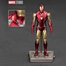 漫威钢铁侠系列 4 英寸 MK43 艺术雕像模型摆件可动人偶，手工制作，可作为礼物 - MK43 - 查看 4