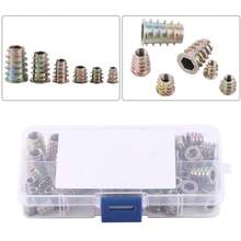 50 piezas de Inserto De Tuerca Para Muebles De Madera, Tuerca Cónica - Multicolor - Ver 5