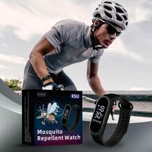 Physical Mosquito Repellent, Mosquito Repellent Device, Men's Watch, Women's Watch, Mosquito Repellent Electronic Watch, Mosquito Repellent Watch, Electronic Mosquito Repellent Device - Black - View 3