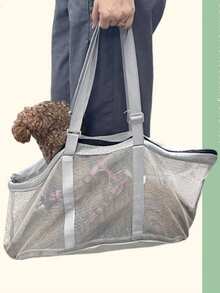 1pc Breathable Mesh Pet Backpack, Cat Carrier Backpack, Fashionable & Minimalist Small Pet Carrier Backpack - Multicolor - View 4