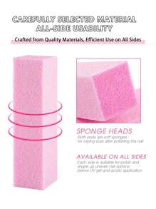 10/6/2 件指甲抛光块,适用于水晶甲和天然甲,4 面打磨抛光块,适用于凝胶甲,指甲油抛光锉刀套装,专业美甲抛光机抛光块,散装中粗砂