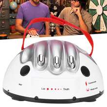 Micro Lie Detector Toy, Shocking Heart Beat Polygraph Gag Gift, White (Shipped Without Battery)